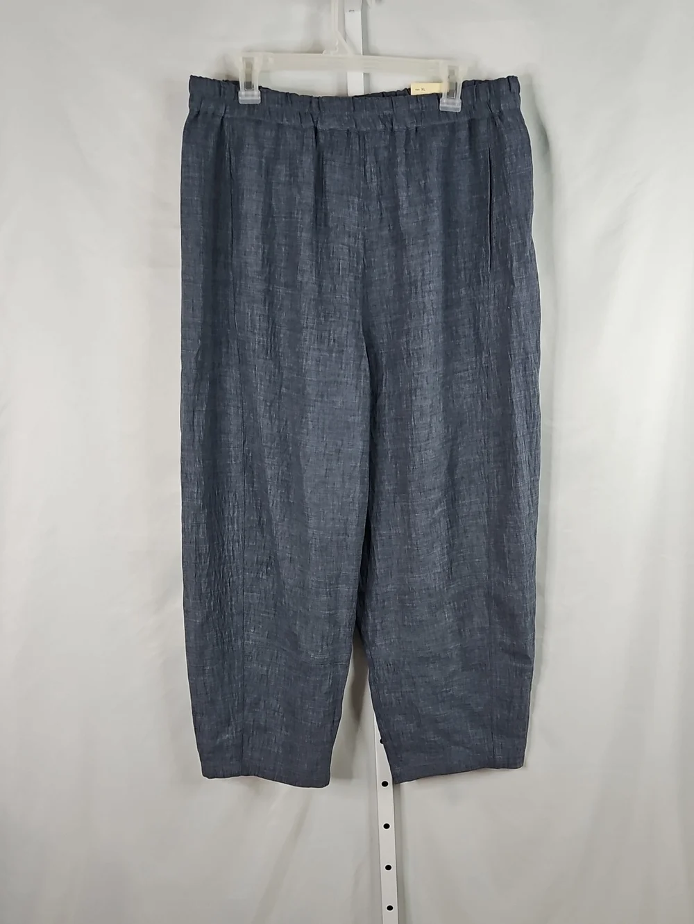 Max Studio Women's Blue Barrel Leg Trousers Size XL NWT